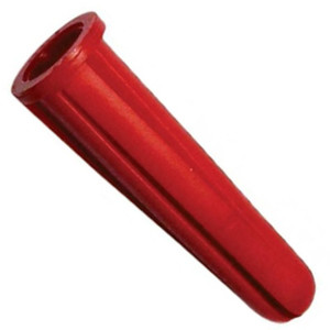 APC0614RE 3/16" X 7/8" Plastic Conical Lip Anchor Red